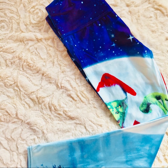 NWT How The Grinch Stole Christmas Leggings - Picture 4 of 4